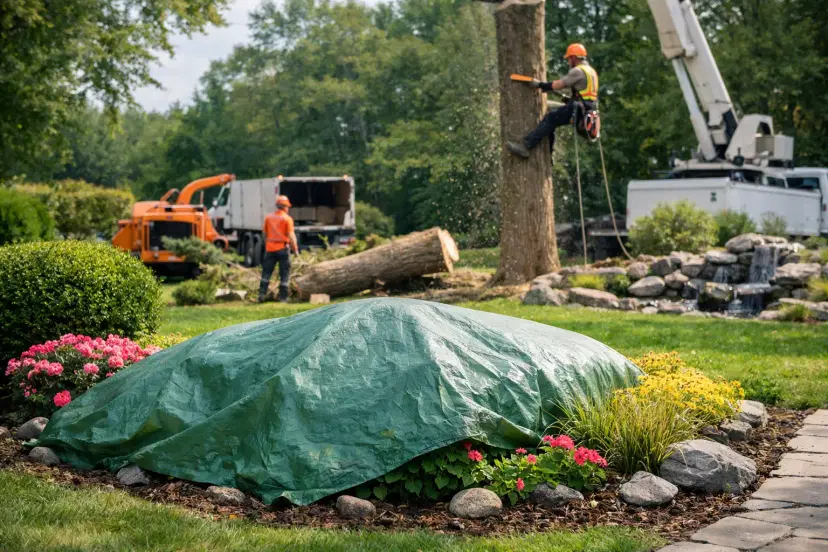 How to Protect Landscaping During Tree Removal